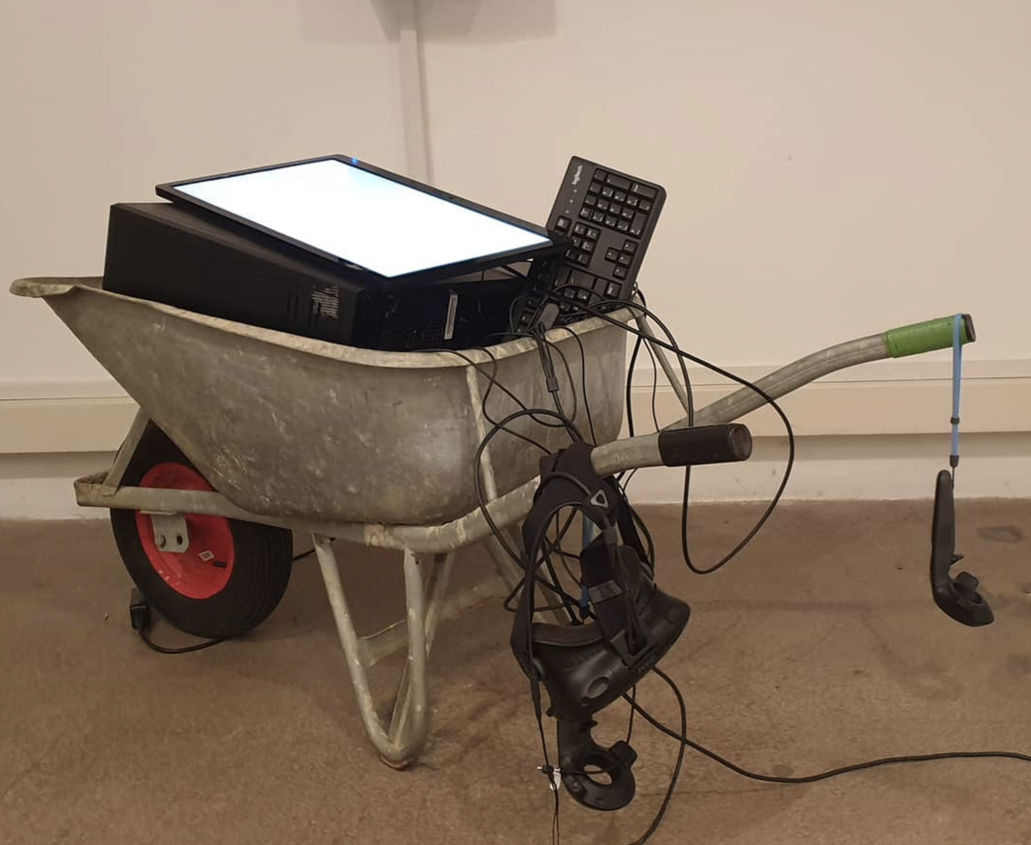 Screenshot from waste≠land VR experience
